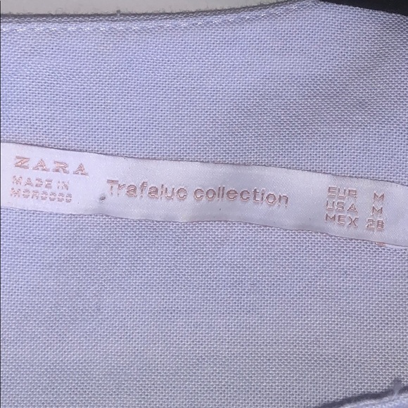 Zara jumpsuit dress with ruffled sleeves; size M. - Picture 6 of 10